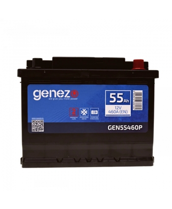 Genezo akumulator 55Ah 460A 12V prawy+