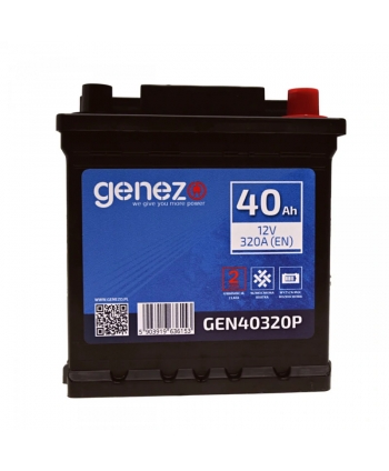 Genezo akumulator 40Ah 320A 12V prawy+
